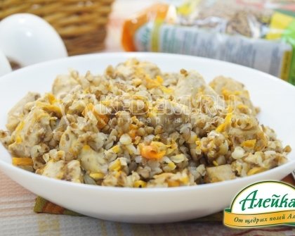 Гречка с курицей в мультиварке