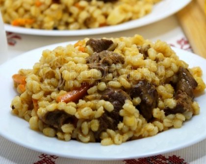 Плов из перловки